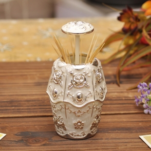 欧式高档牙签盒拍摄 工艺品拍照 义乌产品摄影